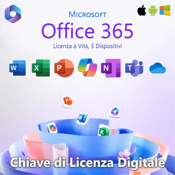 Microsoft Office 365 - per 5 dispositivi